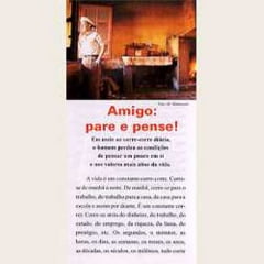 Amigo, pare e pense - 705 Amigo, pare e pense - 705